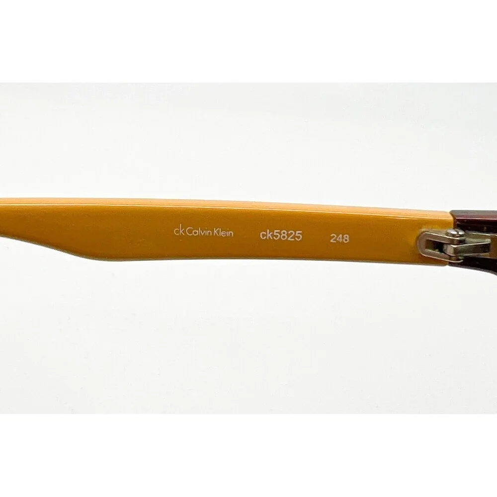 Calvin Klein Eyeglasses Womens Brown Amber CK5825 Full Rim 50-17-135
